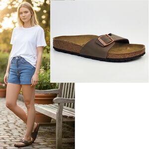 NWT Birkenstock 40 9-9.5 Madrid birko flor buckle strap sandals mocca bohemian